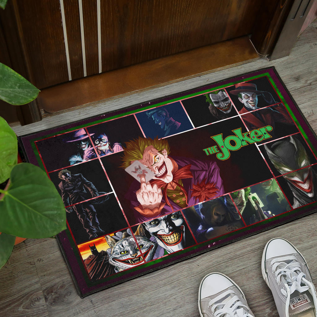 Joker The Clown Door Mat Movie Home Decor Custom For Fans NT030901
