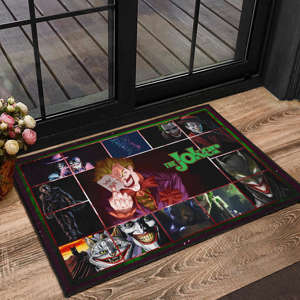 Joker The Clown Door Mat Movie Home Decor Custom For Fans NT030901
