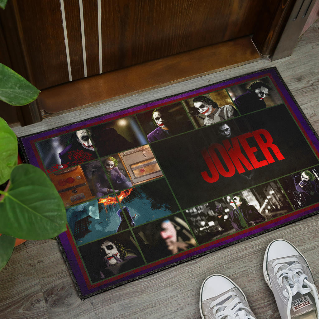 Joker The Clown Door Mat Movie Home Decor Custom For Fans NT030902