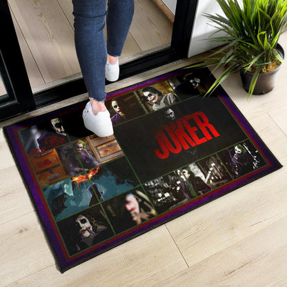 Joker The Clown Door Mat Movie Home Decor Custom For Fans NT030902