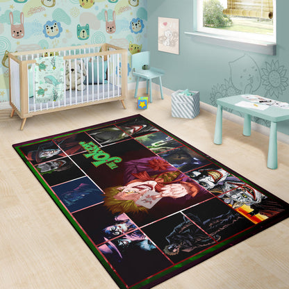 Joker The Clown Area Rug Movie Home Decor Custom For Fans NT030902