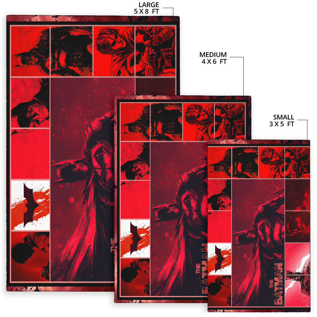 The Bat Man Area Rug Movie Home Decor Custom For Fans NT030803
