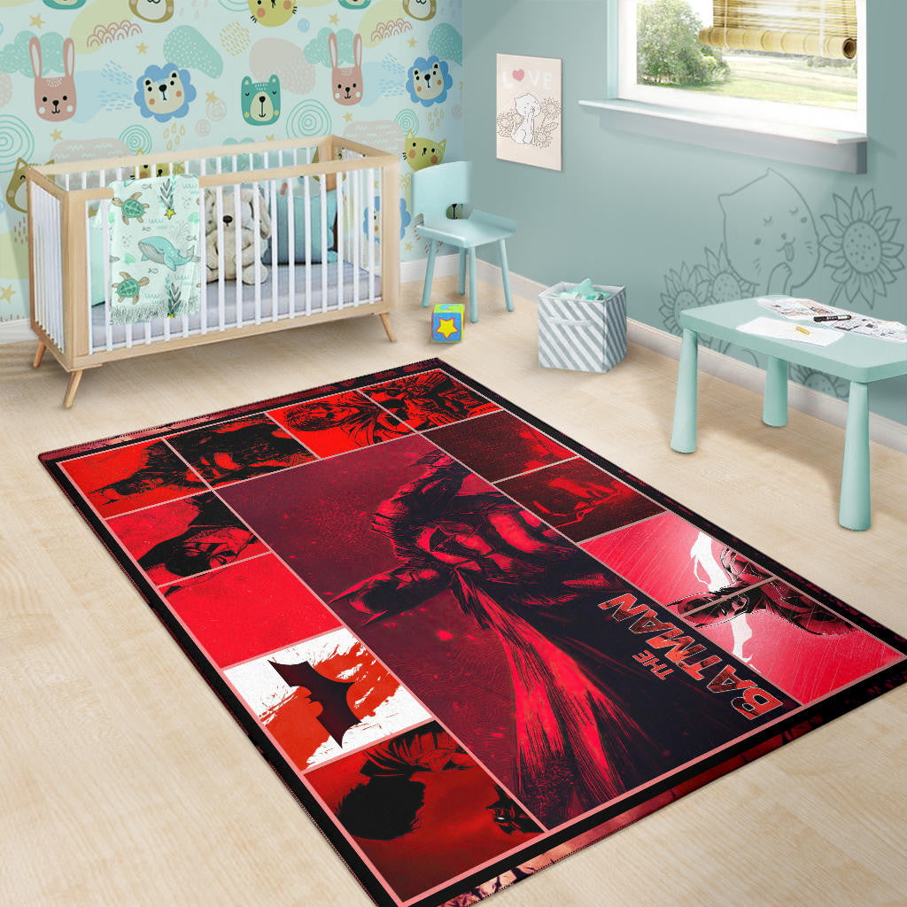 The Bat Man Area Rug Movie Home Decor Custom For Fans NT030803