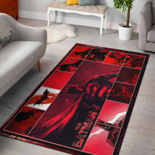 The Bat Man Area Rug Movie Home Decor Custom For Fans NT030803
