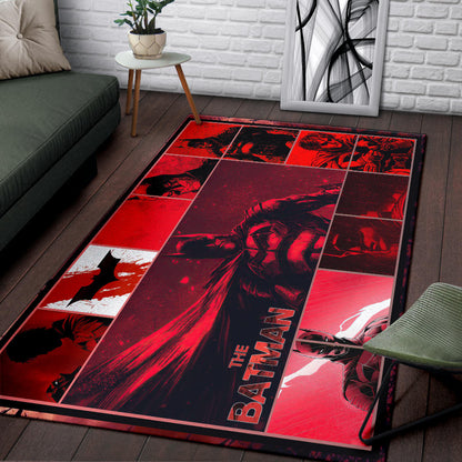 The Bat Man Area Rug Movie Home Decor Custom For Fans NT030803