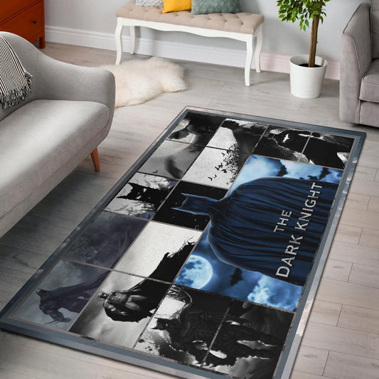 The Bat Man Dark Knight Area Rug Movie Home Decor Custom For Fans NT031402