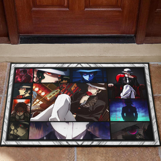 Muzan Kibutsuji Demon Slayer Door Mat Anime Home Decor Custom For Fans NA031602