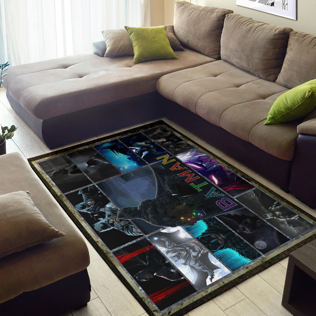 The Bat Man Area Rug Movie Home Decor Custom For Fans NT031602