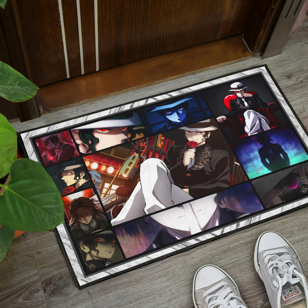 Muzan Kibutsuji Demon Slayer Door Mat Anime Home Decor Custom For Fans NA031602