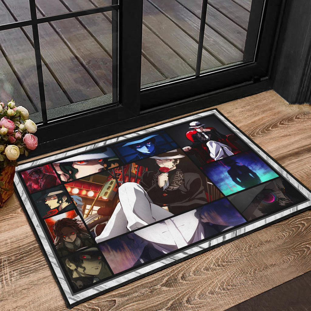 Muzan Kibutsuji Demon Slayer Door Mat Anime Home Decor Custom For Fans NA031602
