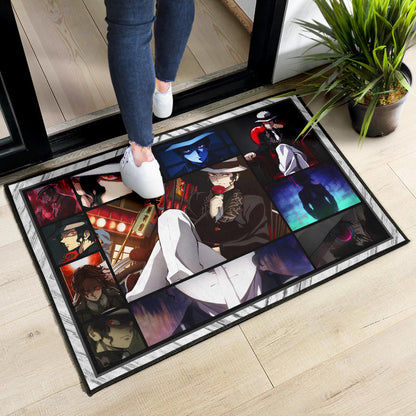 Muzan Kibutsuji Demon Slayer Door Mat Anime Home Decor Custom For Fans NA031602