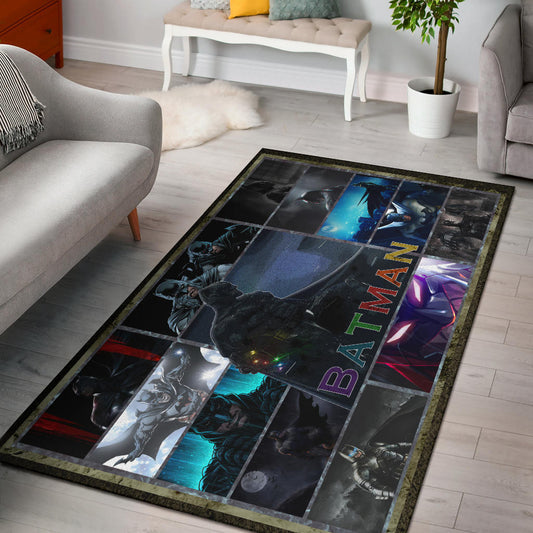 The Bat Man Area Rug Movie Home Decor Custom For Fans NT031602
