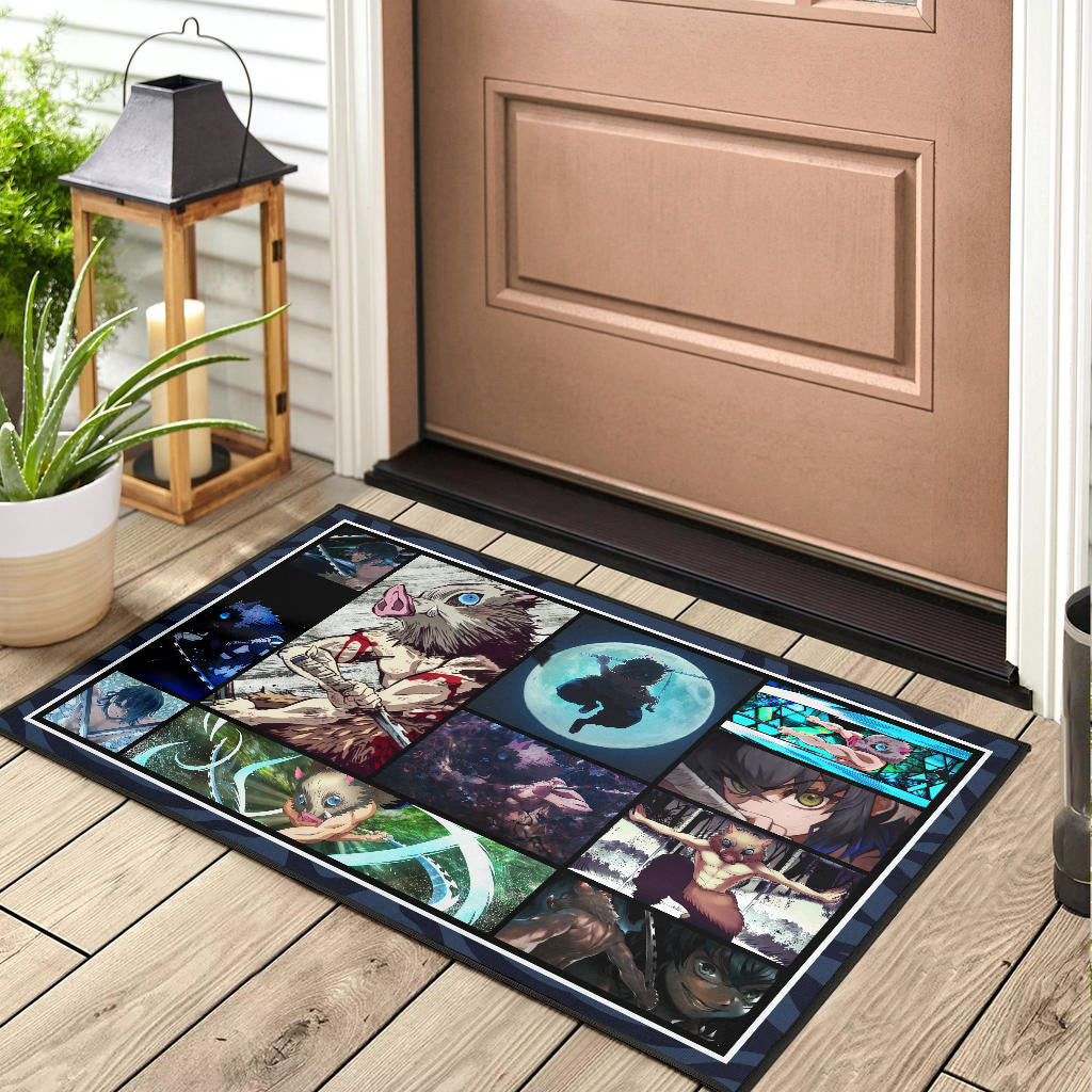Hashibira Inosuke Demon Slayer Door Mat Anime Home Decor Custom For Fans NA031503