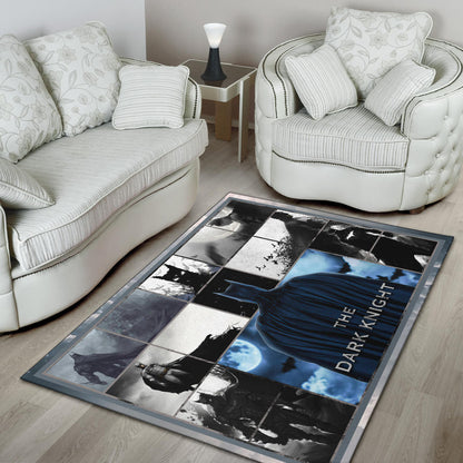The Bat Man Dark Knight Area Rug Movie Home Decor Custom For Fans NT031402