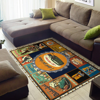 Drinking Beer Area Rug Hobby Home Decor Custom For Fans NT031801