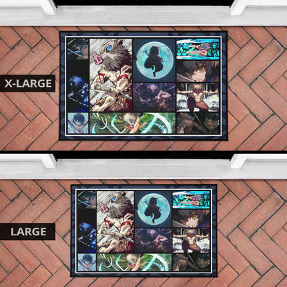 Hashibira Inosuke Demon Slayer Door Mat Anime Home Decor Custom For Fans NA031503