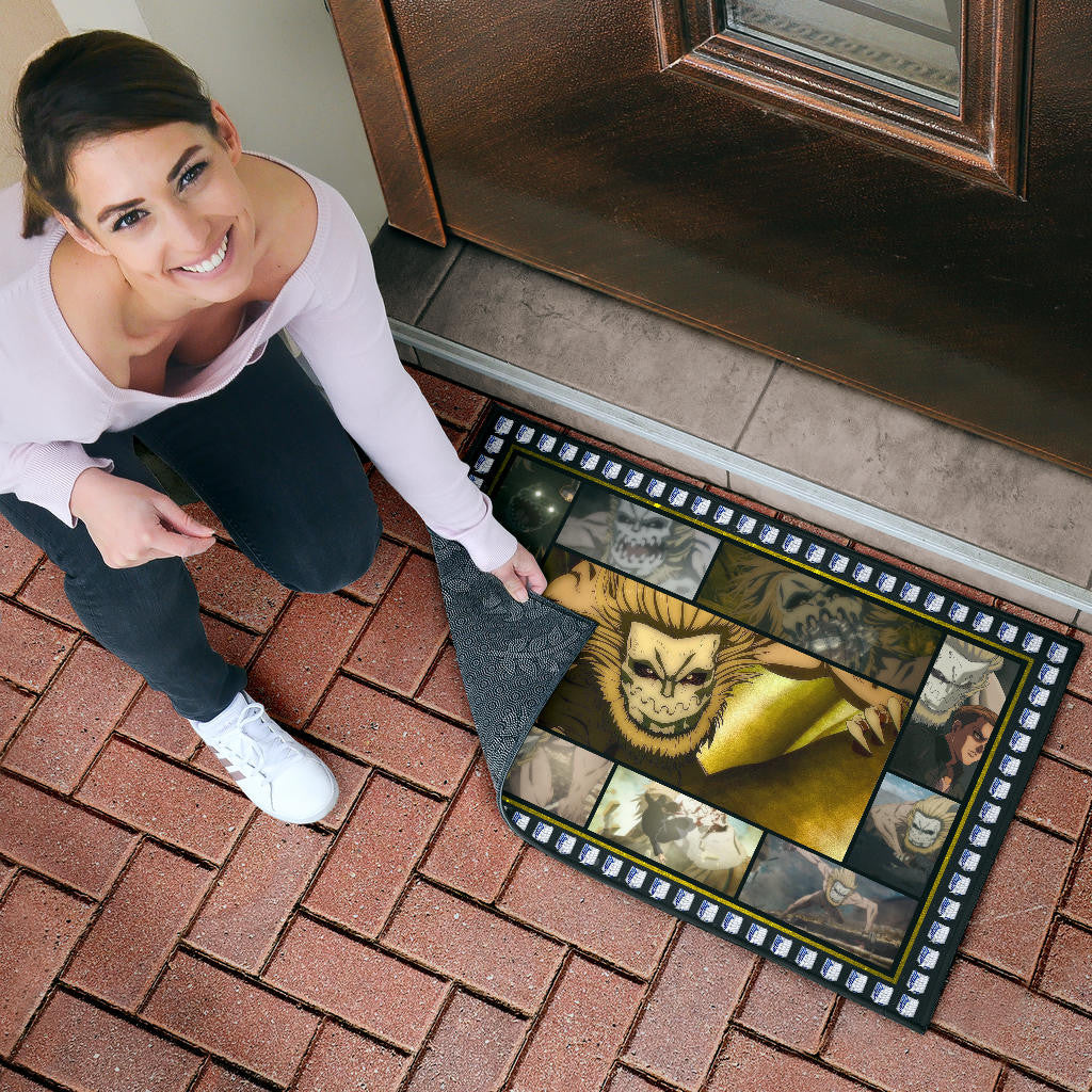 Jaw Titan Attack On Titan Door Mat Anime Home Decor Custom For Fans NA032801