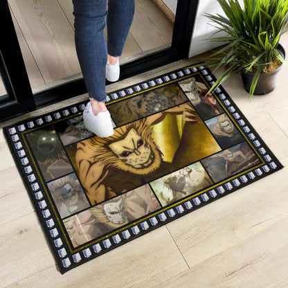 Jaw Titan Attack On Titan Door Mat Anime Home Decor Custom For Fans NA032801