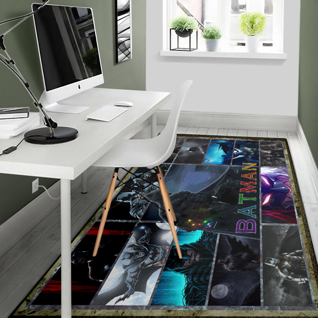 The Bat Man Area Rug Movie Home Decor Custom For Fans NT031602