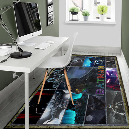 The Bat Man Area Rug Movie Home Decor Custom For Fans NT031602