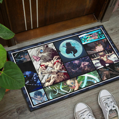 Hashibira Inosuke Demon Slayer Door Mat Anime Home Decor Custom For Fans NA031503