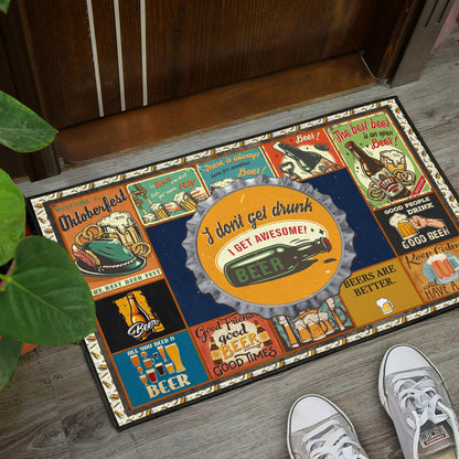 Drinking Beer Door Mat Hobby Home Decor Custom For Fans NT031801