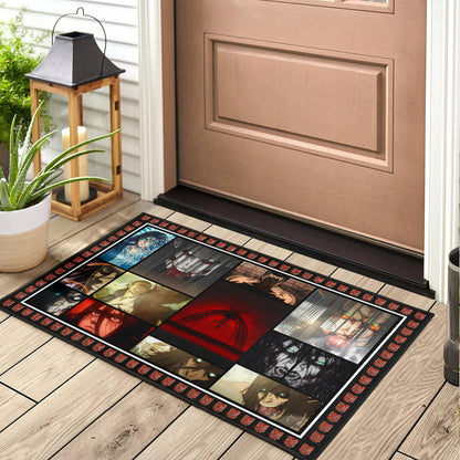 Eren Yeager Attack On Titan Door Mat Anime Home Decor Custom For Fans NA031804