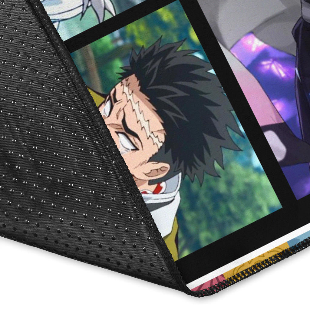 Powerful Characters Demon Slayer Area Rug Anime Home Decor Custom For Fans NA031502