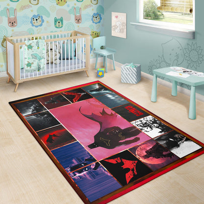 The Bat Man Dark Knight Area Rug Movie Home Decor Custom For Fans NT031401
