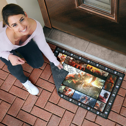Colossus Titan Attack On Titan Door Mat Anime Home Decor Custom For Fans NA032804