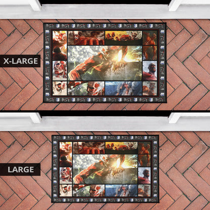 Colossus Titan Attack On Titan Door Mat Anime Home Decor Custom For Fans NA032804