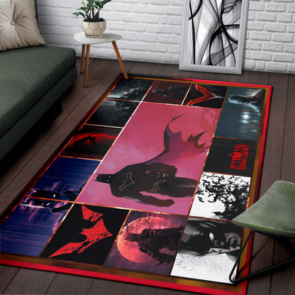 The Bat Man Dark Knight Area Rug Movie Home Decor Custom For Fans NT031401