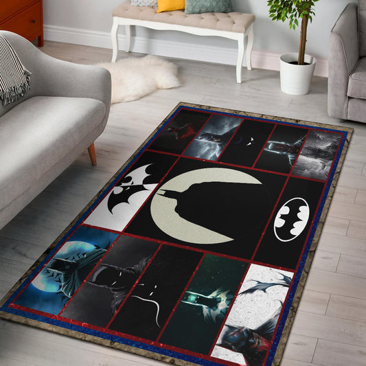 The Bat Man Area Rug Movie Home Decor Custom For Fans NT031502