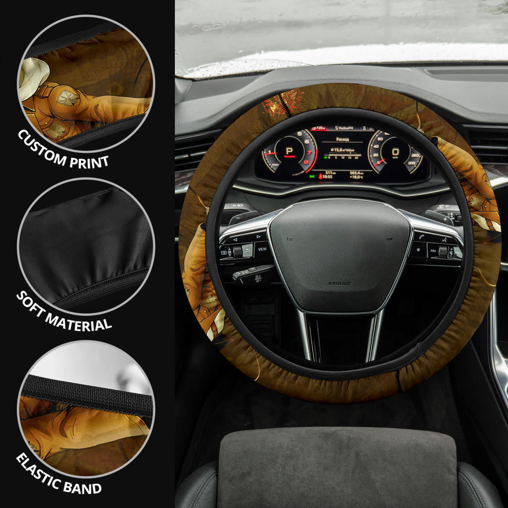 Annie Leonhart Attack On Titan Seat Belt Covers Anime Car Accessories Custom For Fans NA032503