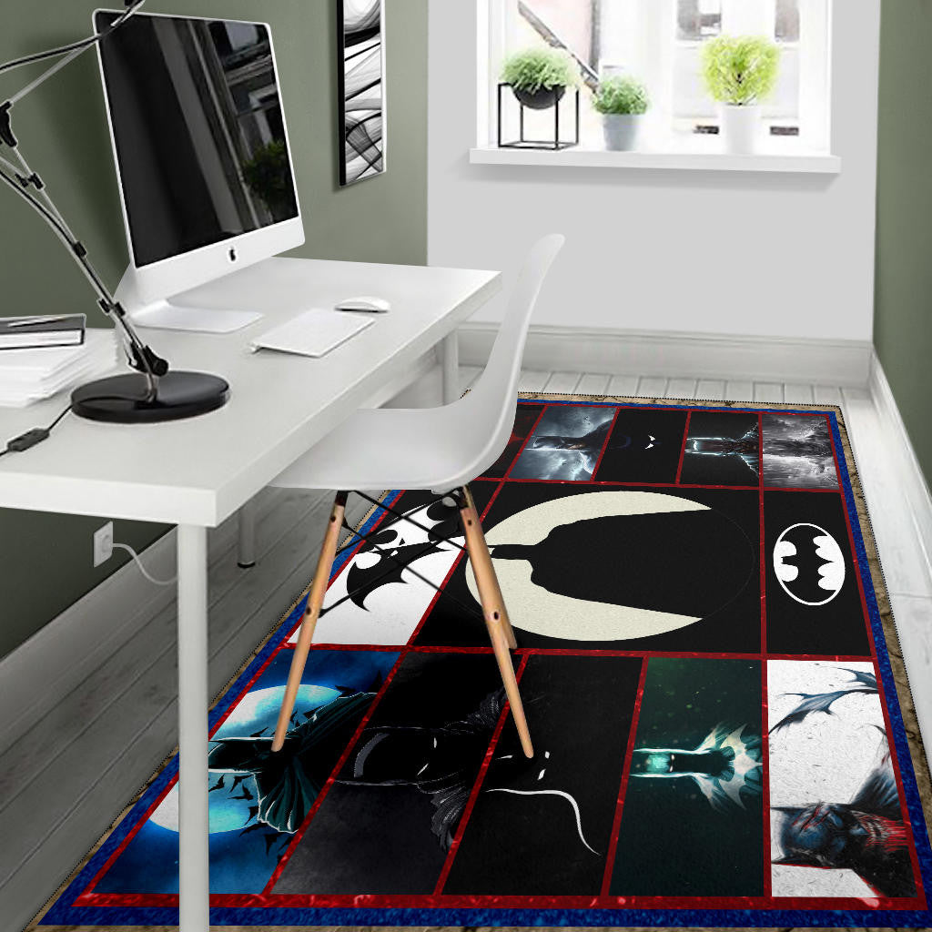The Bat Man Area Rug Movie Home Decor Custom For Fans NT031502