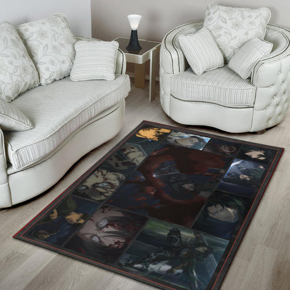 Levi Ackerman Attack On Titan Area Rug Anime Home Decor Custom For Fans NA032104