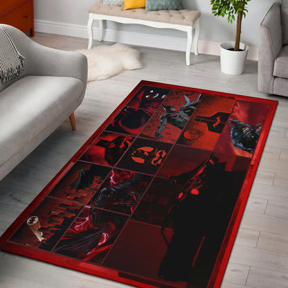 The Bat Man Area Rug Movie Home Decor Custom For Fans NT031501