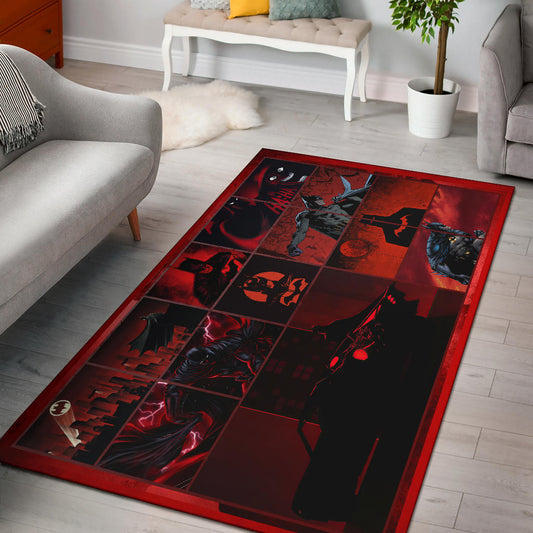 The Bat Man Area Rug Movie Home Decor Custom For Fans NT031501