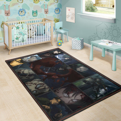 Levi Ackerman Attack On Titan Area Rug Anime Home Decor Custom For Fans NA032104