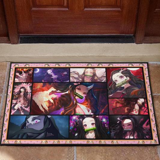 Nezuko Kamado Demon Slayer Door Mat Anime Home Decor Custom For Fans NA031603