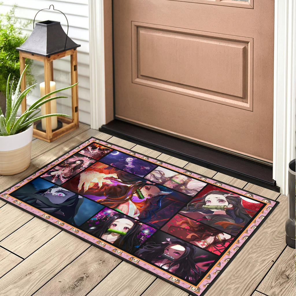 Nezuko Kamado Demon Slayer Door Mat Anime Home Decor Custom For Fans NA031603