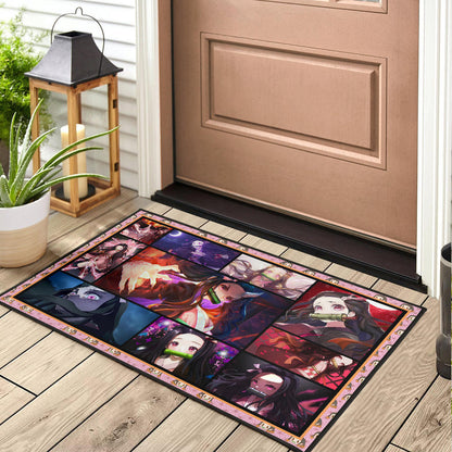 Nezuko Kamado Demon Slayer Door Mat Anime Home Decor Custom For Fans NA031603