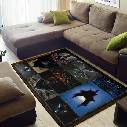 The Bat Man Area Rug Movie Home Decor Custom For Fans NT031603