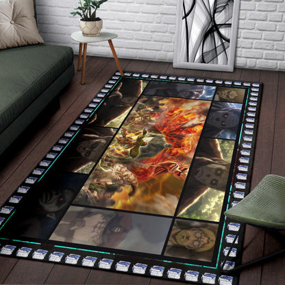 Beast Titan Attack On Titan Area Rug Anime Home Decor Custom For Fans NA032802