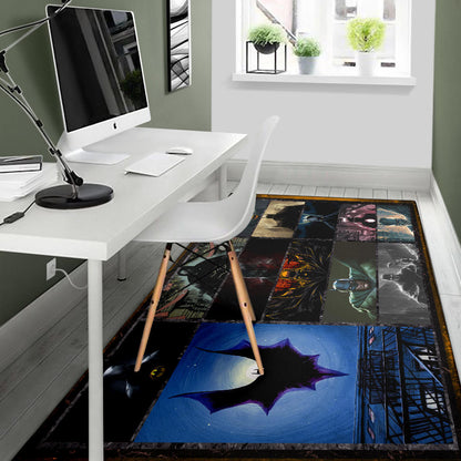 The Bat Man Area Rug Movie Home Decor Custom For Fans NT031603