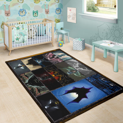The Bat Man Area Rug Movie Home Decor Custom For Fans NT031603