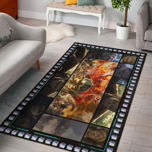 Beast Titan Attack On Titan Area Rug Anime Home Decor Custom For Fans NA032802