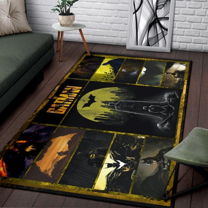 The Bat Man Area Rug Movie Home Decor Custom For Fans NT031601