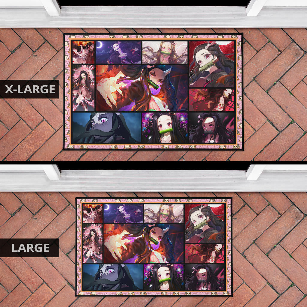 Nezuko Kamado Demon Slayer Door Mat Anime Home Decor Custom For Fans NA031603