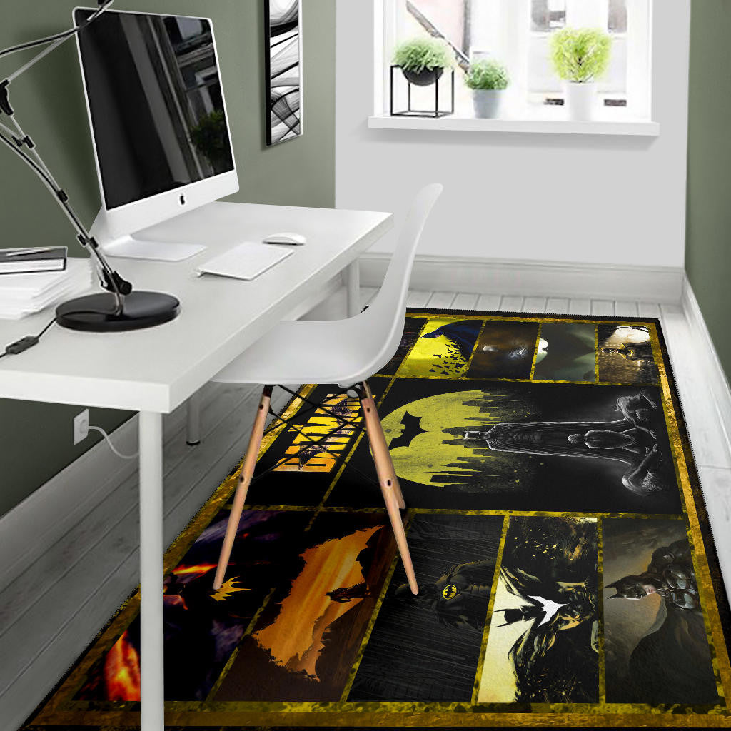 The Bat Man Area Rug Movie Home Decor Custom For Fans NT031601